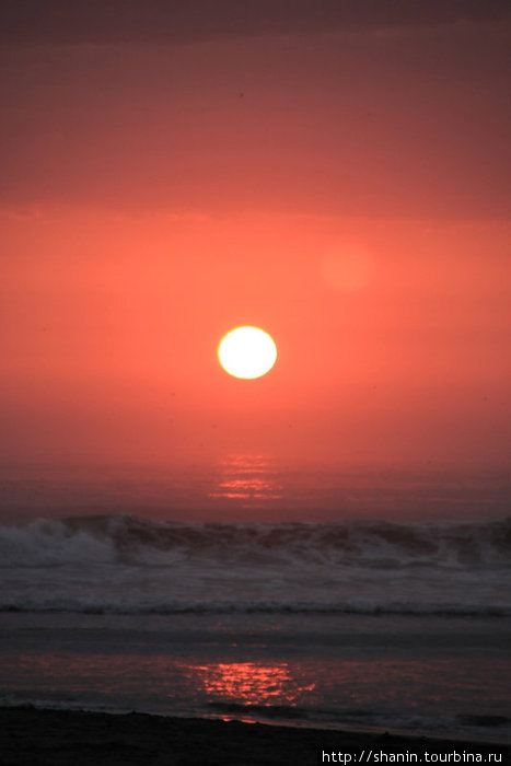 Закат солнца Трухильо, Перу