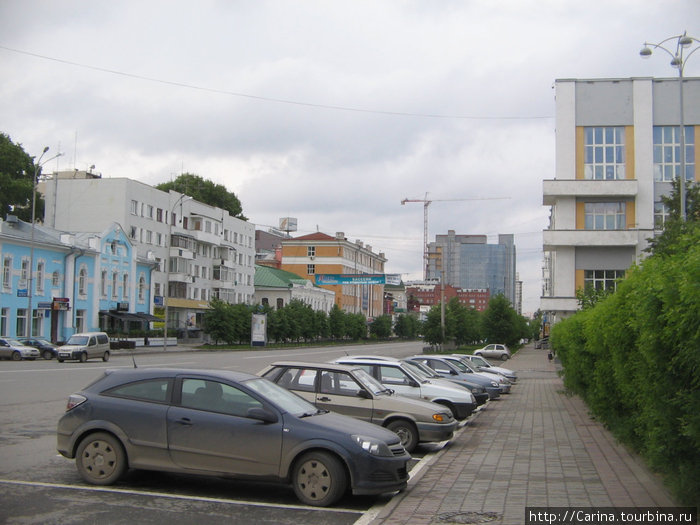Улица Пушкина — самая короткая в городе. Екатеринбург, Россия
