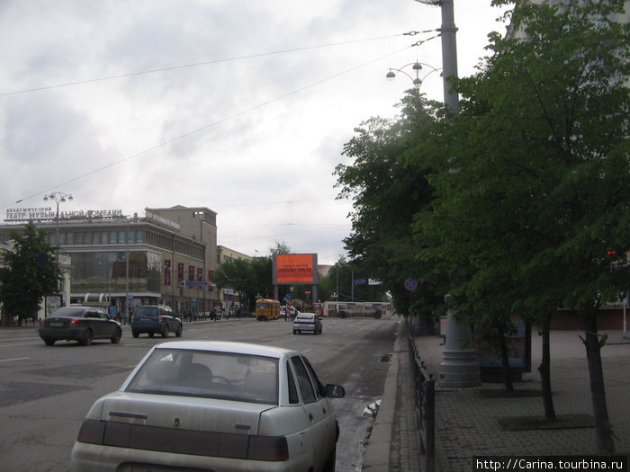 Хмурое воскресное утро. Екатеринбург, Россия