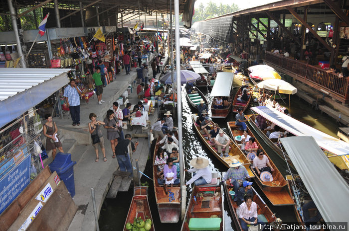 Плавучий рынок на реке Квай. Бангкок, Таиланд