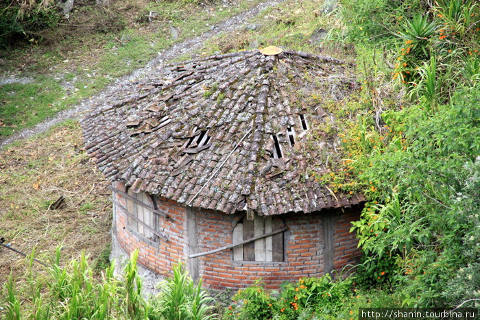 Старый домик у старого моста Баньос, Эквадор