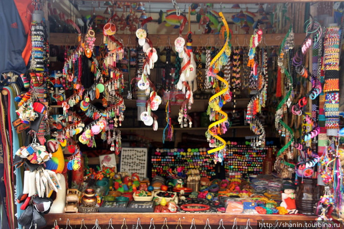 Сувениры для туристов Баньос, Эквадор