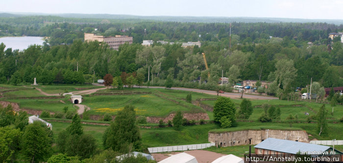 Вид на Анненские укрепления Выборг, Россия