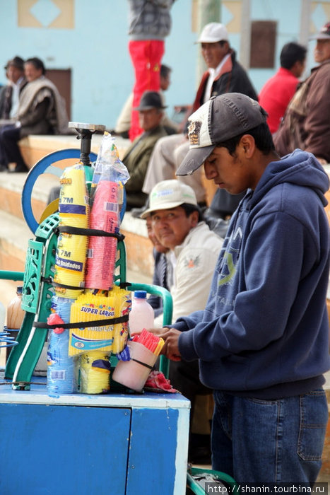 Продавец сладостей Провинция Имбабура, Эквадор