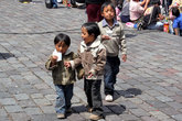 Дети на площади Сан Франциско