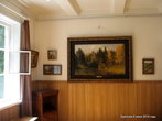 В мастерской находятся и другие картины художника и одна из них Осень в Абрамцеве.