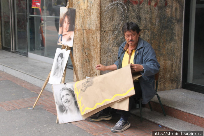 Уличный художник Богота, Колумбия