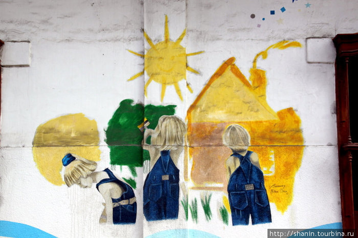 Картина на стене Кали, Колумбия