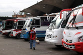 На автовокзале в Сан Кристобале есть автобусы по многим направлениям по Венесуэле.