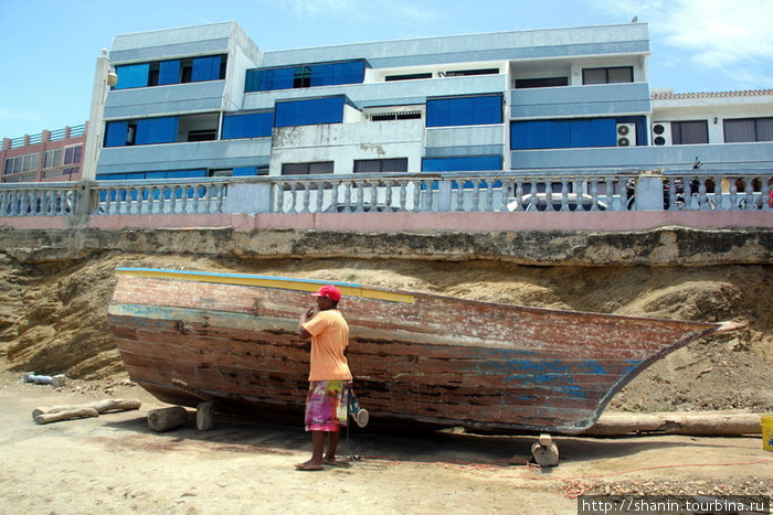 Лодка требует ремонта Пампатар, Венесуэла