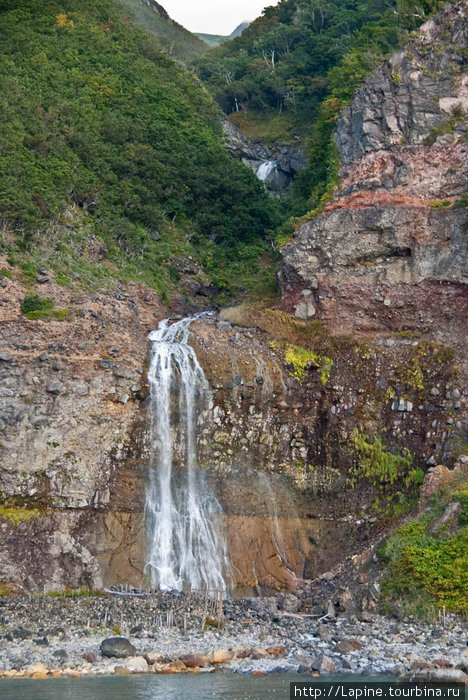 Термальный водопад Камуивакка Национальный парк Сиретоко, Япония
