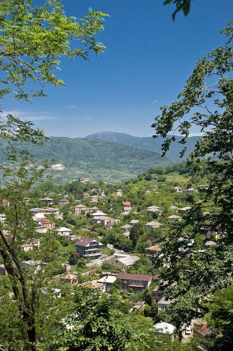 Вид на северную часть города Сухум, Абхазия