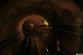 Поезда на автоведении, можно встать у лобового стекла и смотреть в тоннель.