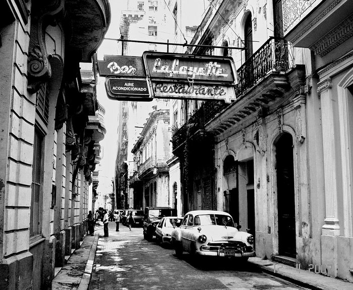 Черно-белый взгляд на Гавану Гавана, Куба