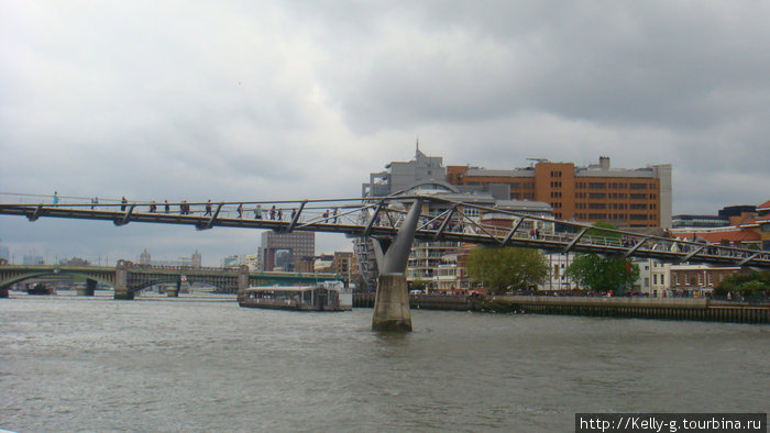Millenium Bridge Лондон, Великобритания