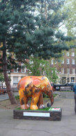 Слоник на площади Сохо