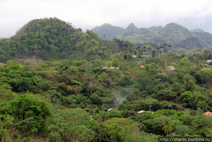 Холмы у городка Сотерс, Гренада