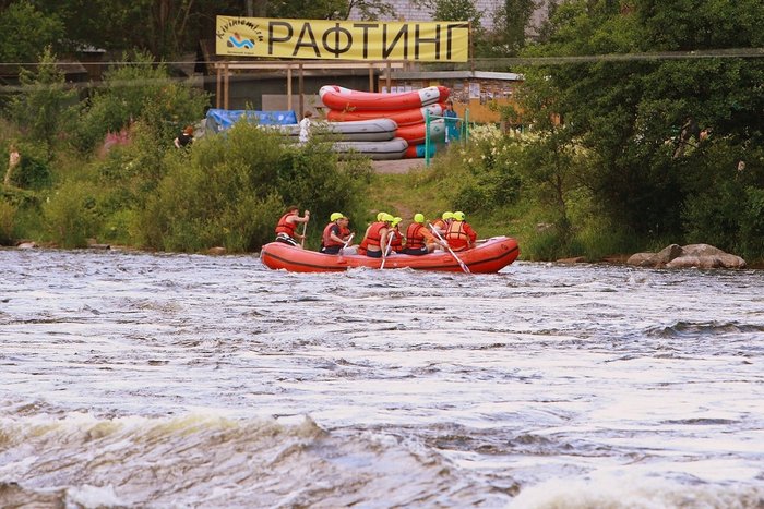 Один день на реке Вуокса Лосево, Россия