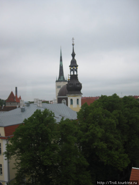 Вид в сторону центра Таллин, Эстония