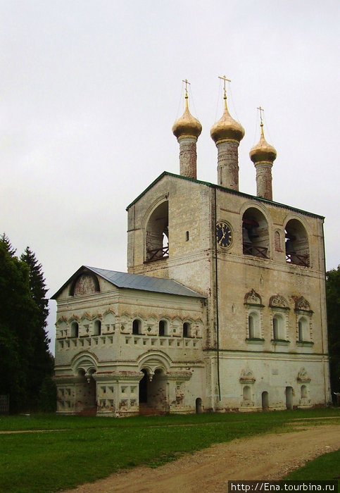 29.08.2009. пгт. Борисоглебский. Борисоглебский монастырь. Звонница (1690) Борисоглебский, Россия