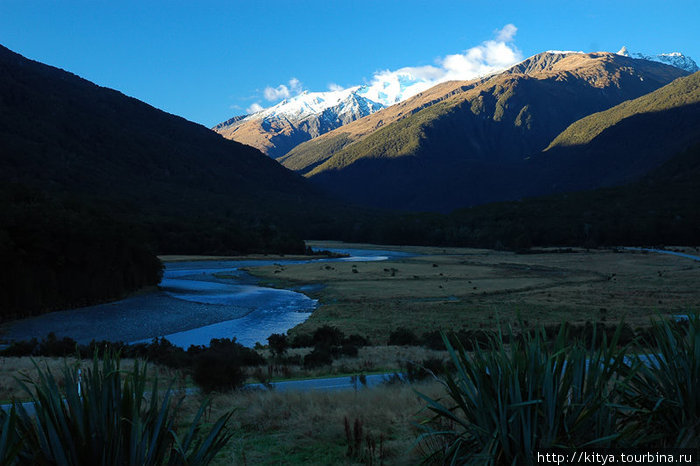 От Квинстауна до западного берега Ванака, Новая Зеландия