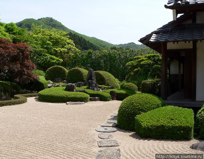 Сад в храме Райкюдзи. Такахаси, Япония