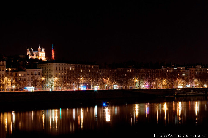 Ночной Лион Лион, Франция