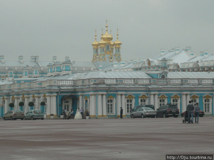 Царское село с непарадного подъезда Пушкин, Россия