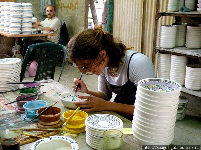 Хевронское стекло и керамика: как это делается? Хеврон, Палестина