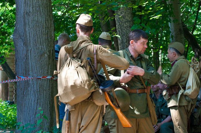 Реконструкция начала войн 1812 и 1941-1945 гг Нижний Новгород, Россия