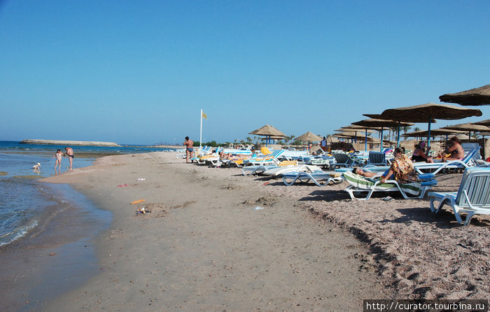 местный пляж Хургада, Египет