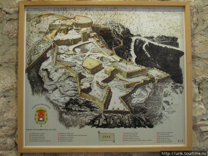 Крепость Санта-Барбара в Аликанте Аликанте, Испания