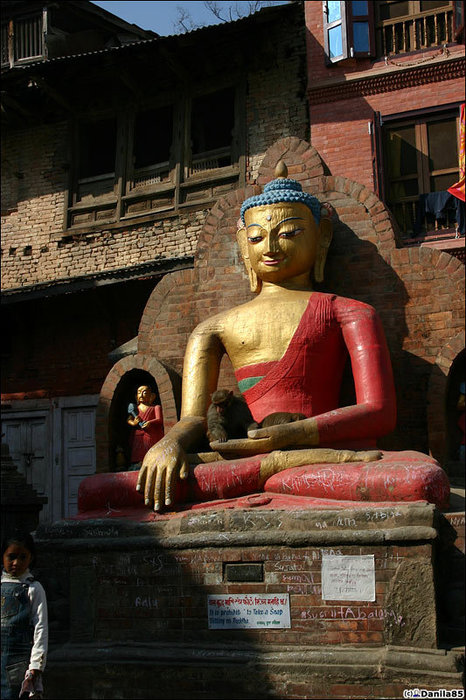 Будды и ступы. Катманду, Непал