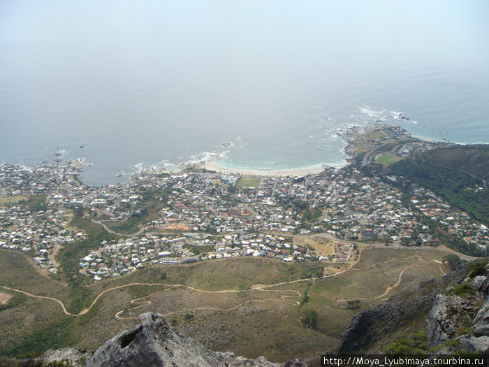 Вид на Кейптаун со Столовой горы Кейптаун, ЮАР