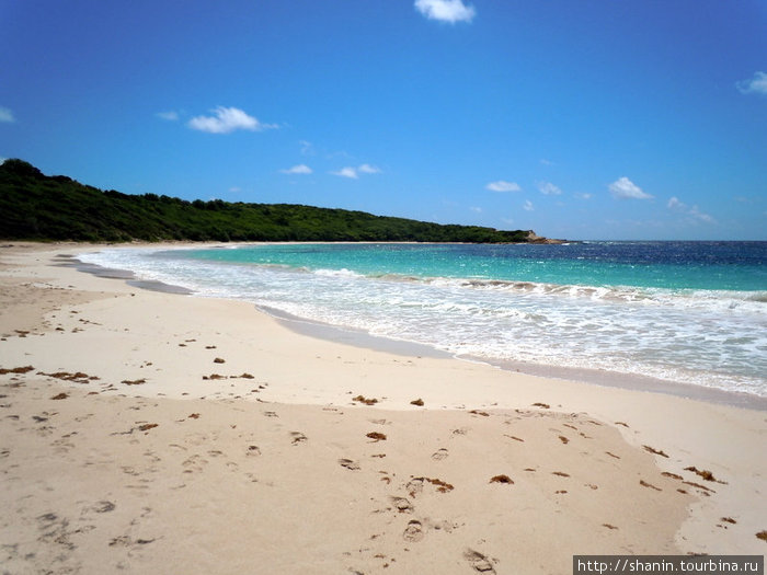 Пляж Половинки Луны Хаф-Мун-Бей, Антигуа и Барбуда