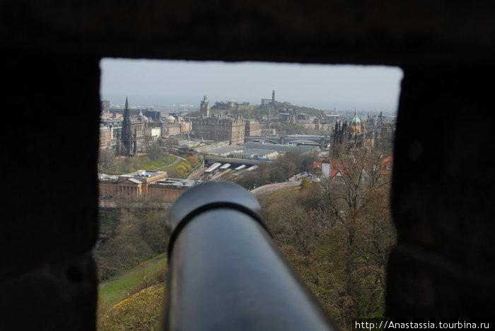 С высоты Эдинбургского замка Эдинбург, Великобритания