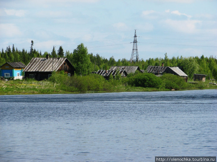 небольшие рыбацкие поселки Лоухи, Россия