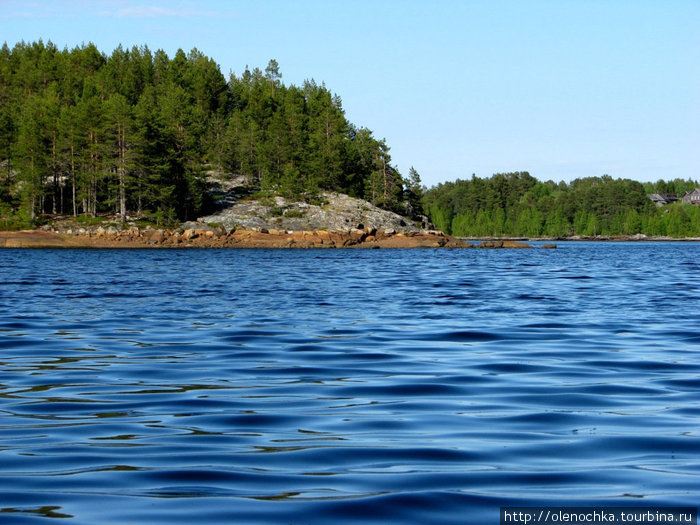 выход в Белое море Лоухи, Россия