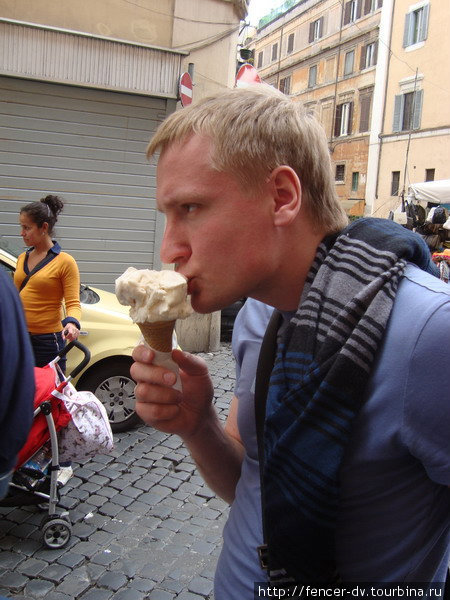 Лучшее в мире мороженое Рим, Италия