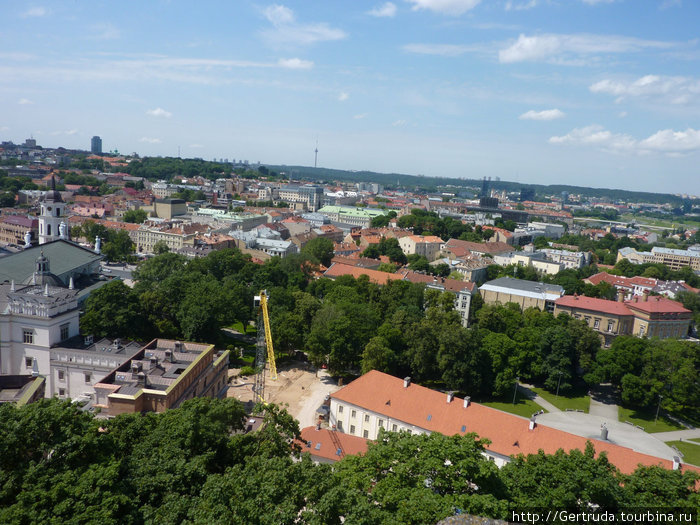 Вильнюс. Верхний замок и Башня Гедиминаса. Литва