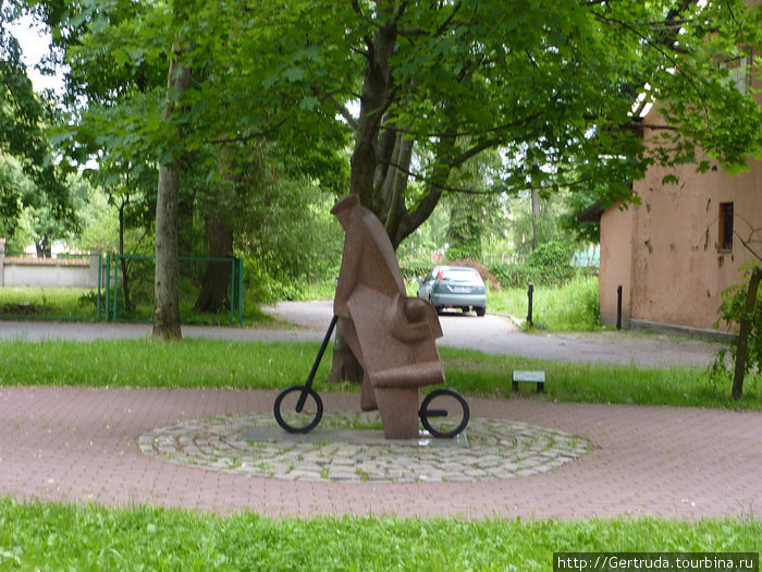Ну, тут все понятно- Велосипедист Клайпеда, Литва