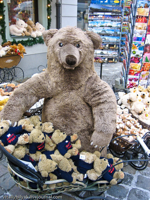 Этот злобный медведь охраняет махоньких медвежат, как упоминал в предыдущем посте, является символом Берлина. Берлин, Германия
