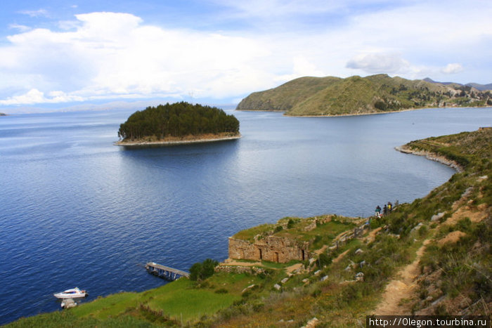Вода в озере всегда прохладная- примерно от 10 до 14 градусов Исла-дель-Сол, Боливия