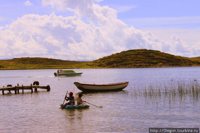 Рыбалка- любимое дело Исла-дель-Сол, Боливия