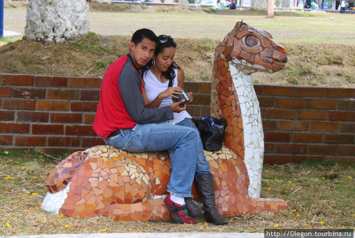 Удобная скамейка для влюблённых Эквадор