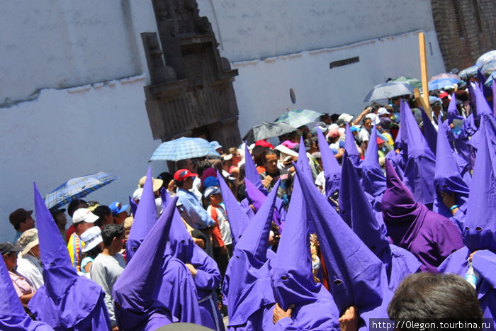 Фиолетовые колпаки Кито, Эквадор