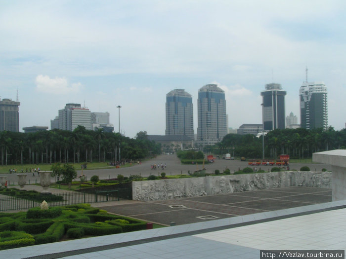 Окрестности монумента Джакарта, Индонезия