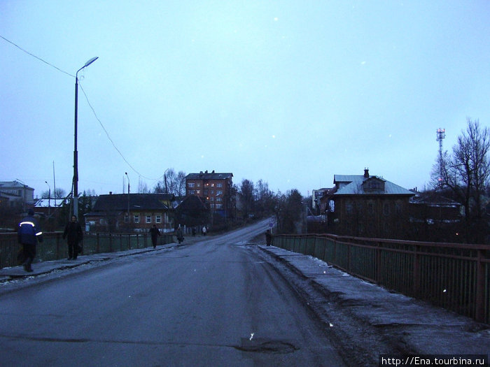 Мост через Юхоть и вид на Большое село Большое Село, Россия