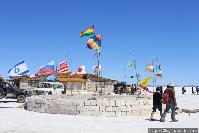 Флаги разных государств Уюни, Боливия