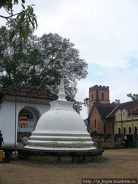 На территории храма Канди, Шри-Ланка